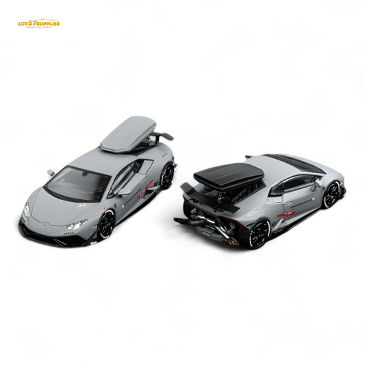 FindClassically Lamborghini LP610-4 Twin Turbo Gray 1:64 - Evergreen Kings