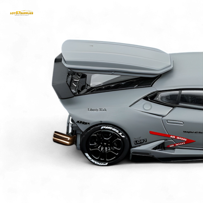 Gray Lamborghini LP610-4 diecast model by FindClassically, detailed 1:64 scale replica from Lot57Supplies Diecast Shop.