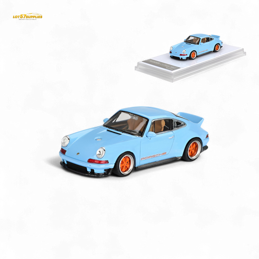 Zincit Model Porsche 911 Singer DLS Gulf Blue 1:64 - Evergreen Kings