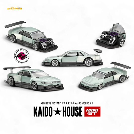 (Pre-Order) Kaido House Nissan Silvia S13-R 1:64 - Evergreen Kings
