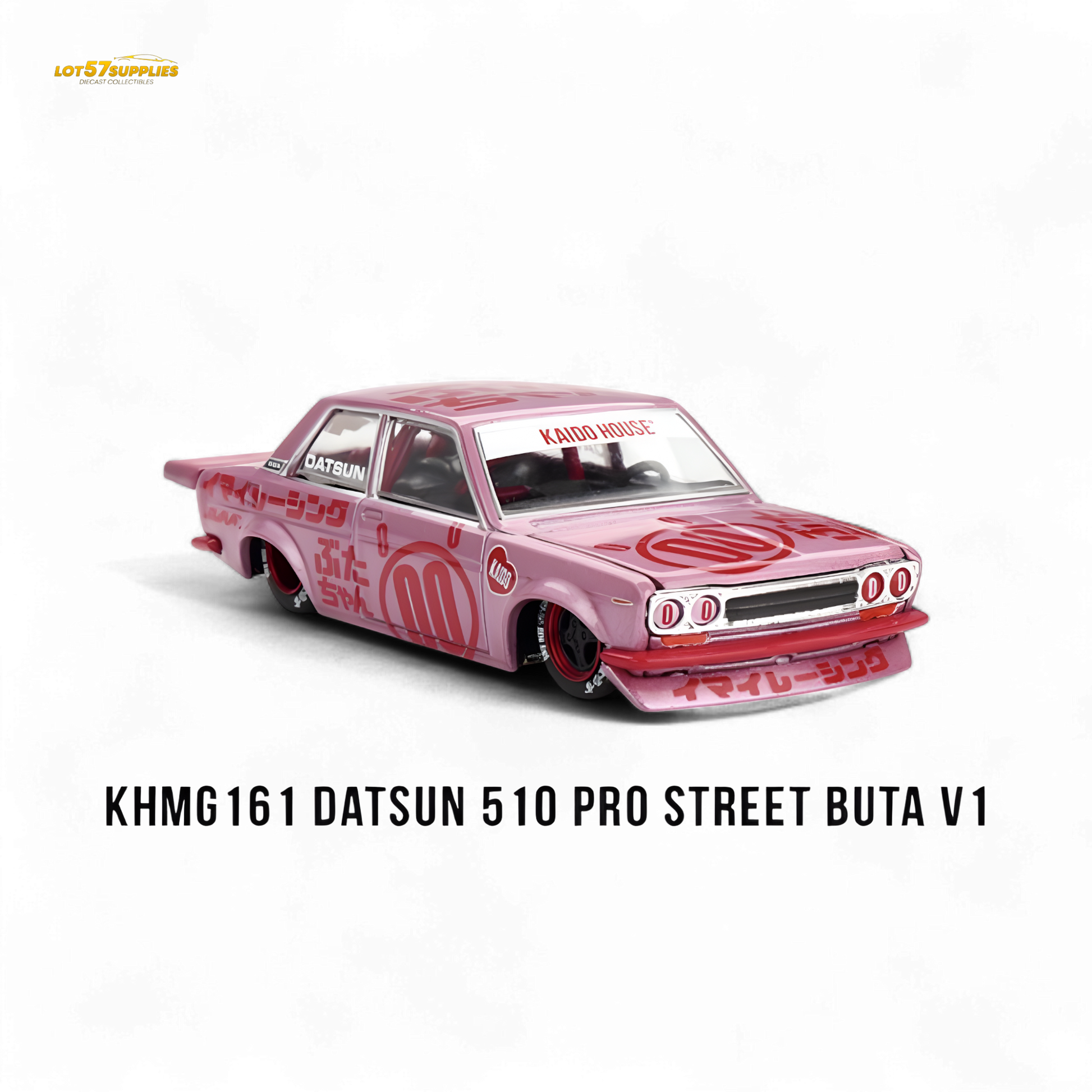 Mini GT Datsun 510 Pro Street Buta V1 1:64 - Evergreen Kings