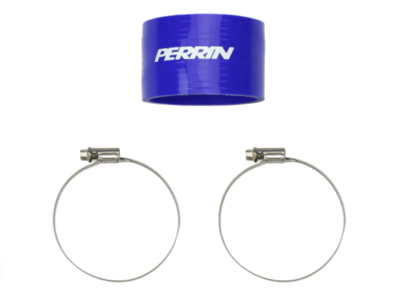 Blue PERRIN throttle body hose from JDMuscle for 02-07 Subaru WRX and 04-21 STI intercooler hose kit, shown in a screenshot.