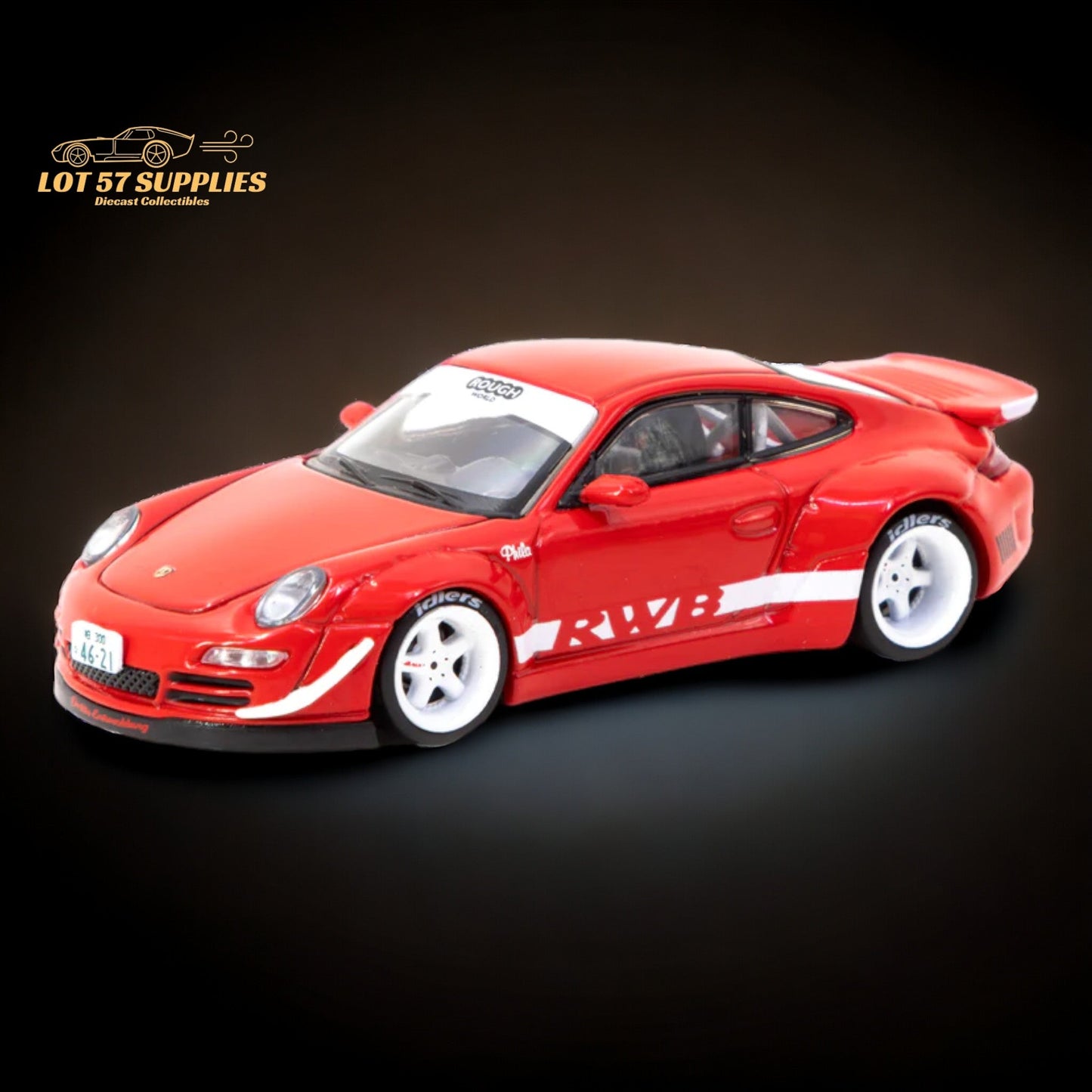 Tarmac Works Porsche RWB 997 Philadelphia 1:64 - Evergreen Kings