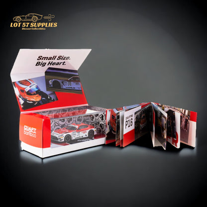 Mercedes-Benz AMG GT3 diecast model by Tarmac Works, celebrating the 2022 Indianapolis 8h race winner, in 1:64 scale.