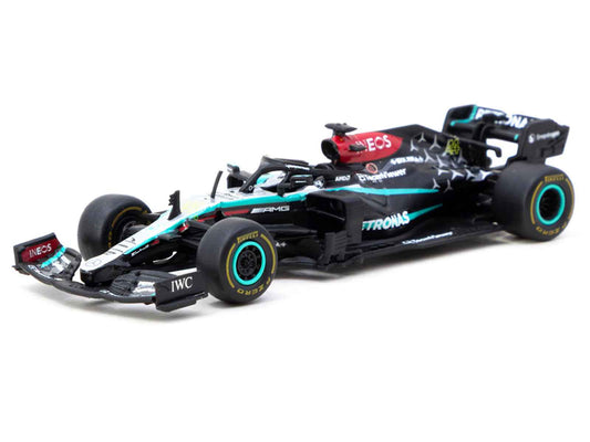 Mercedes-AMG F1 W12 E Performance #44 Lewis Hamilton Formula One F1 "New York Demo Run" (2024) "Global64" Series 1/64 Diecast Model by Tarmac Works