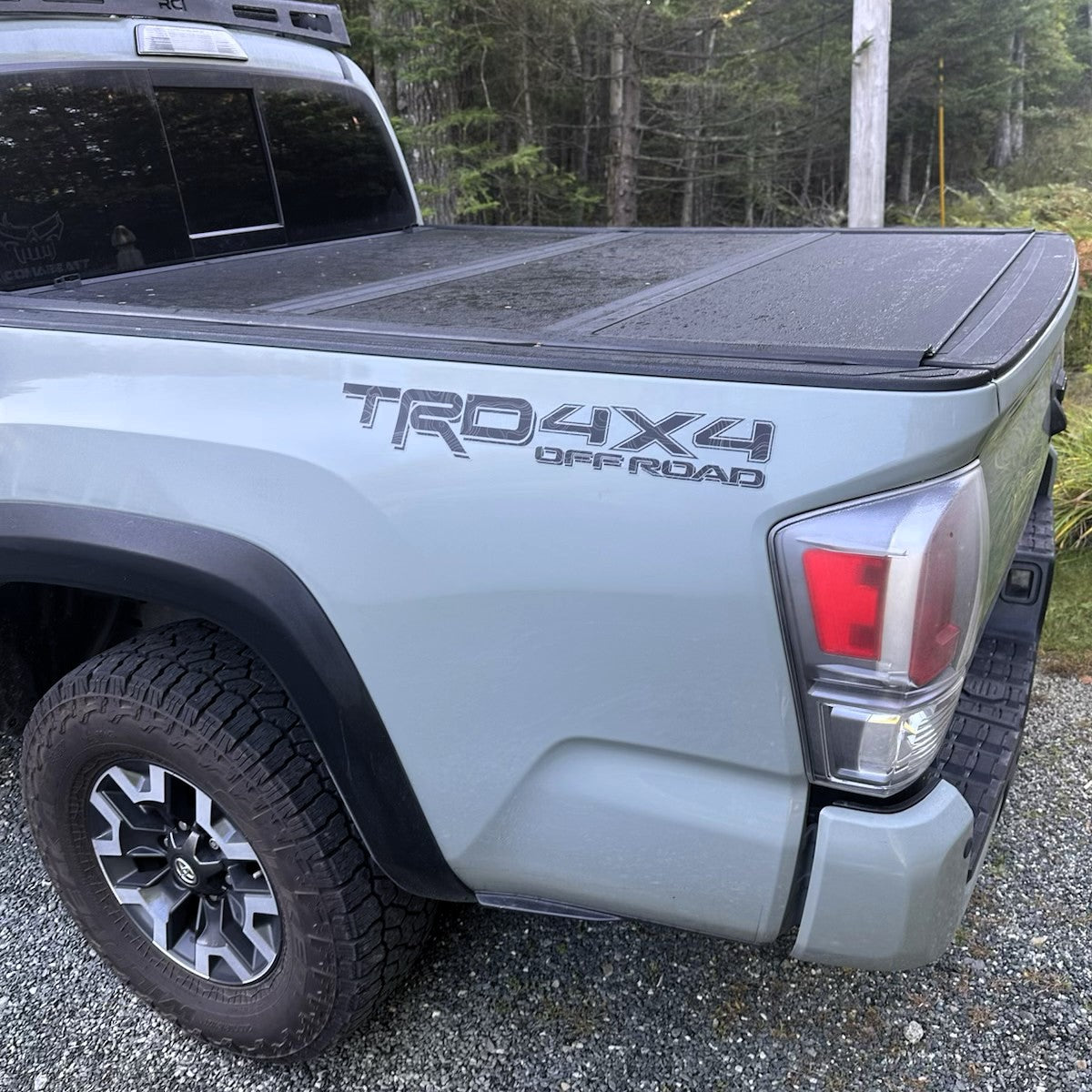 TRD 4x4 Off Road Truck Bedside Decals for Tacoma, Tundra, Hilux - Evergreen Kings
