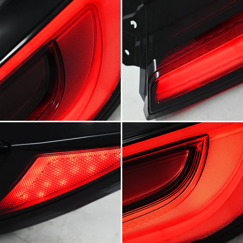 NTXGlow x Invoke Concepts LED tail lights for 2022–2026 Toyota GR86 and Subaru BRZ, rear assembly view