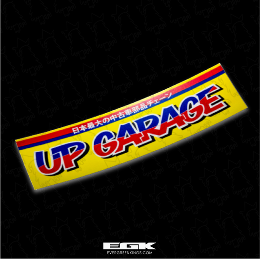 Up Garage JDM Parts Bumper Sticker - Evergreen Kings