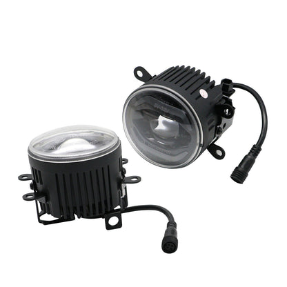 JDMuscle V2 LED Halo DRL fog lights for WRX, STI, and BRZ vehicles