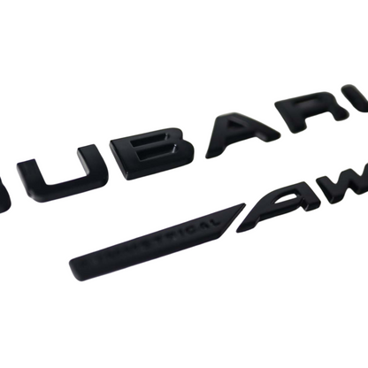 Subaru WRX front floor liner in black with WeatherTech logo, designed for Subaru WRX, STI, Forester, and Crosstrek vehicles.