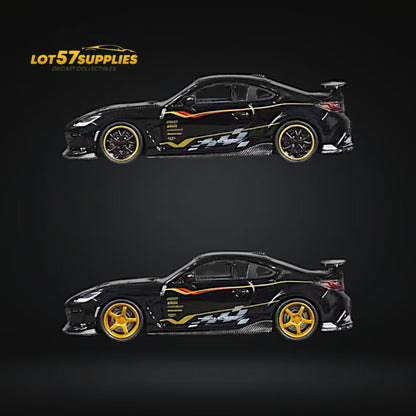 CM Model Subaru BRZ Varis Black 1:64 - Evergreen Kings