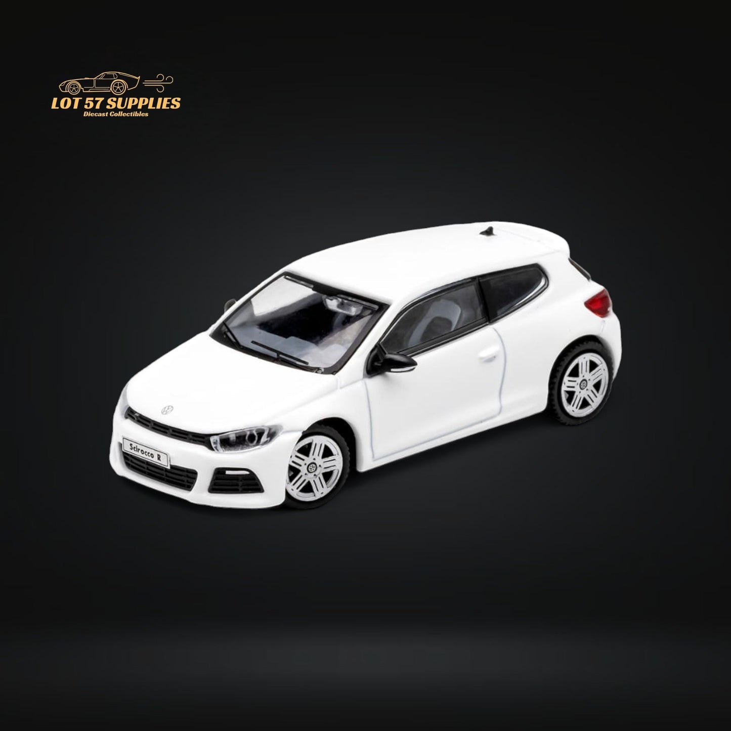GCD Volkswagen Scirocco R White 1:64 - Evergreen Kings