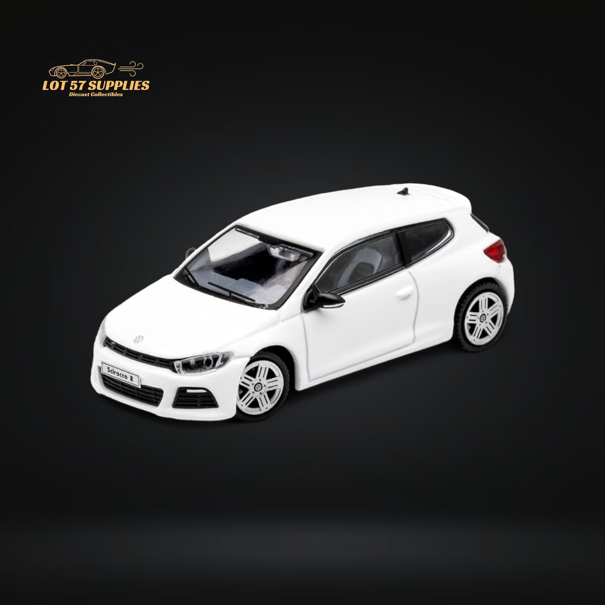 GCD Volkswagen Scirocco R White 1:64 - Evergreen Kings