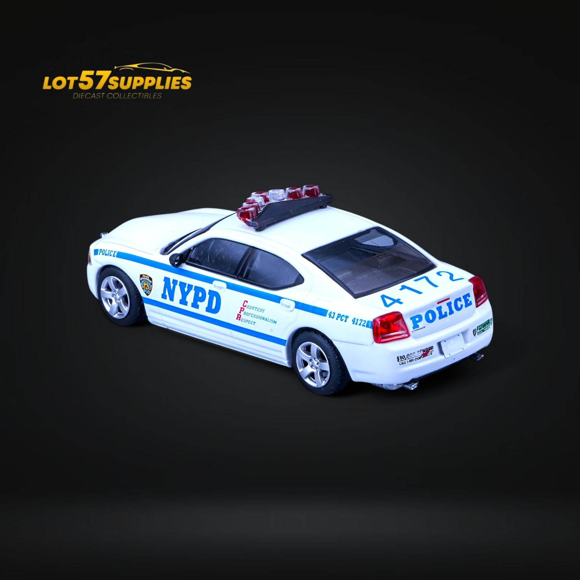 Rollin Dodge Charger NYPD 1:64 - Evergreen Kings