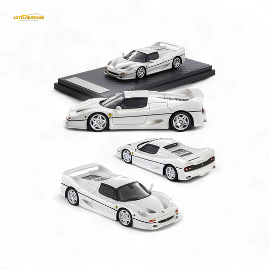 Nice Auto F50 Pearl White 1:64 - Evergreen Kings