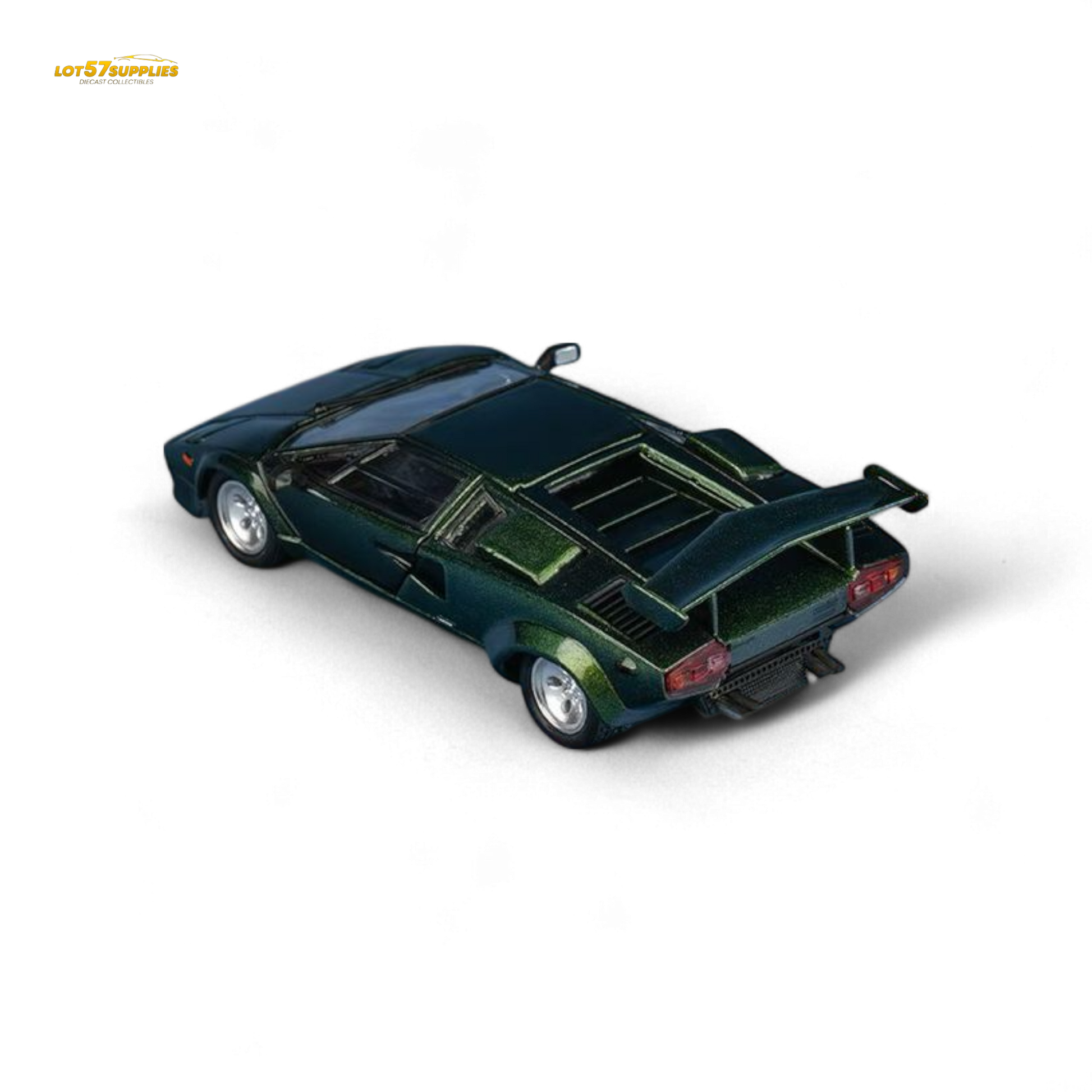 Findclassically Countach LP5000S Canepa Green 1:64 - Evergreen Kings