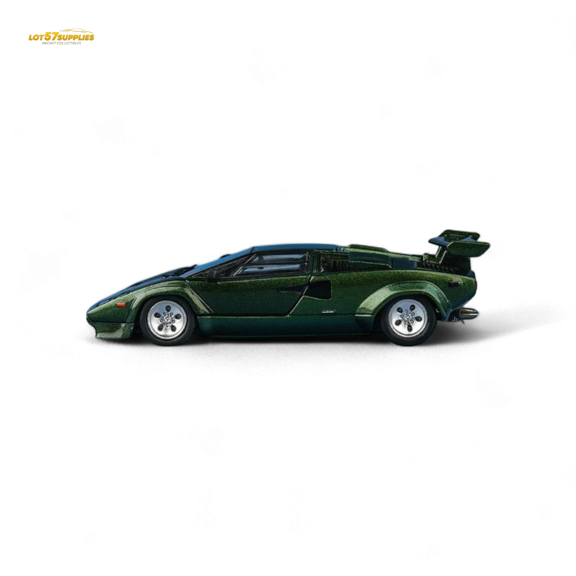 Findclassically Countach LP5000S Canepa Green 1:64 - Evergreen Kings