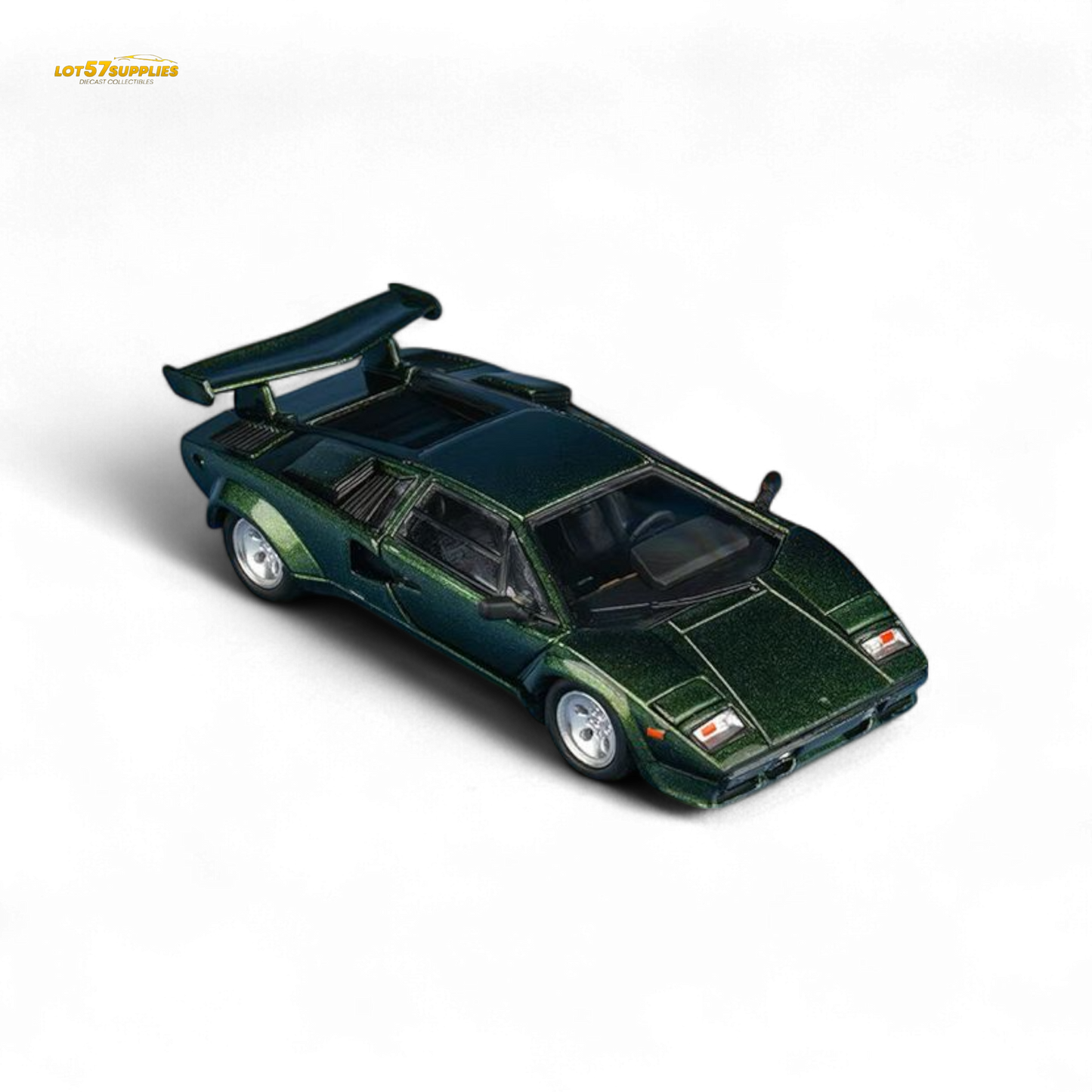 Findclassically Countach LP5000S Canepa Green 1:64 - Evergreen Kings