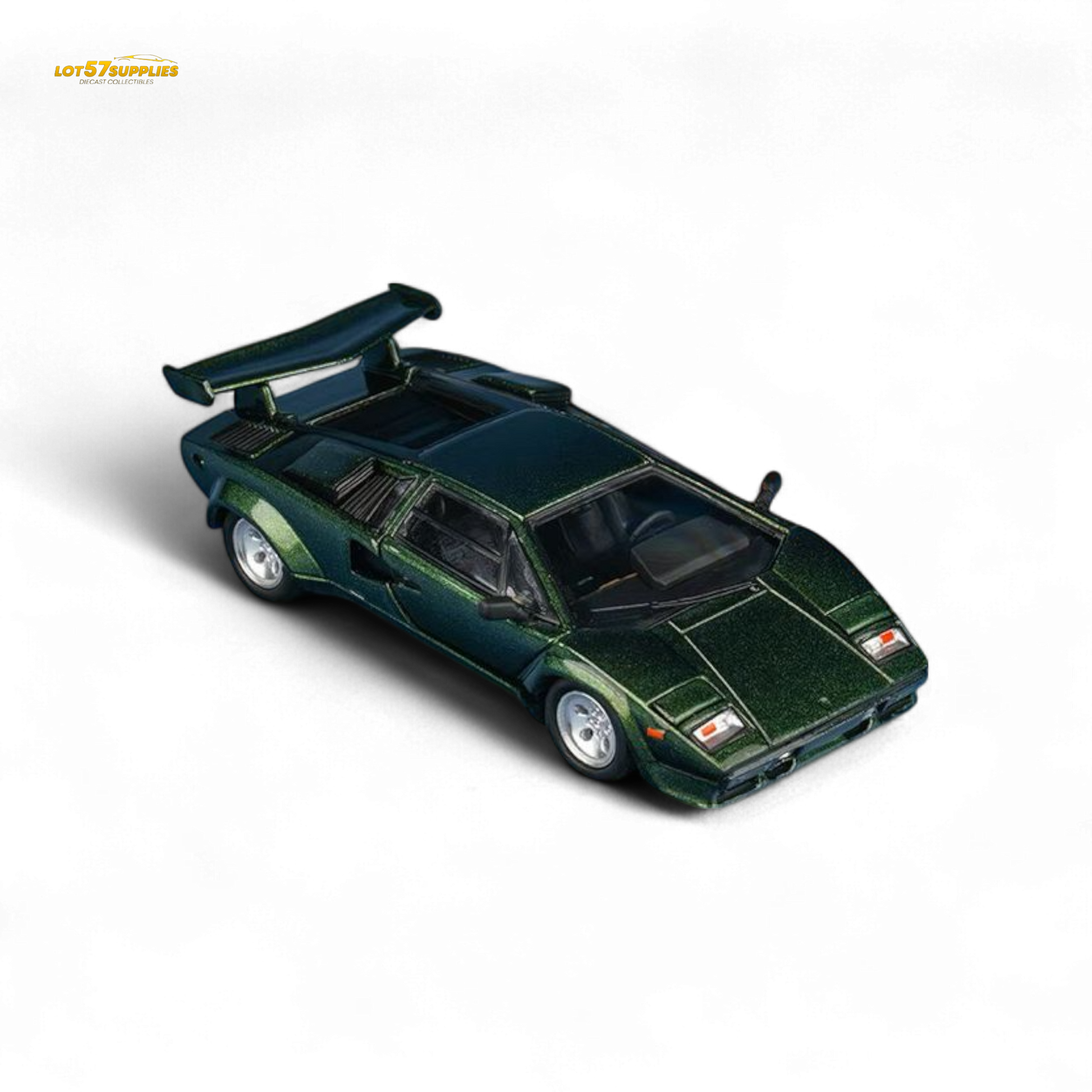 Findclassically Countach LP5000S Canepa Green 1:64 - Evergreen Kings