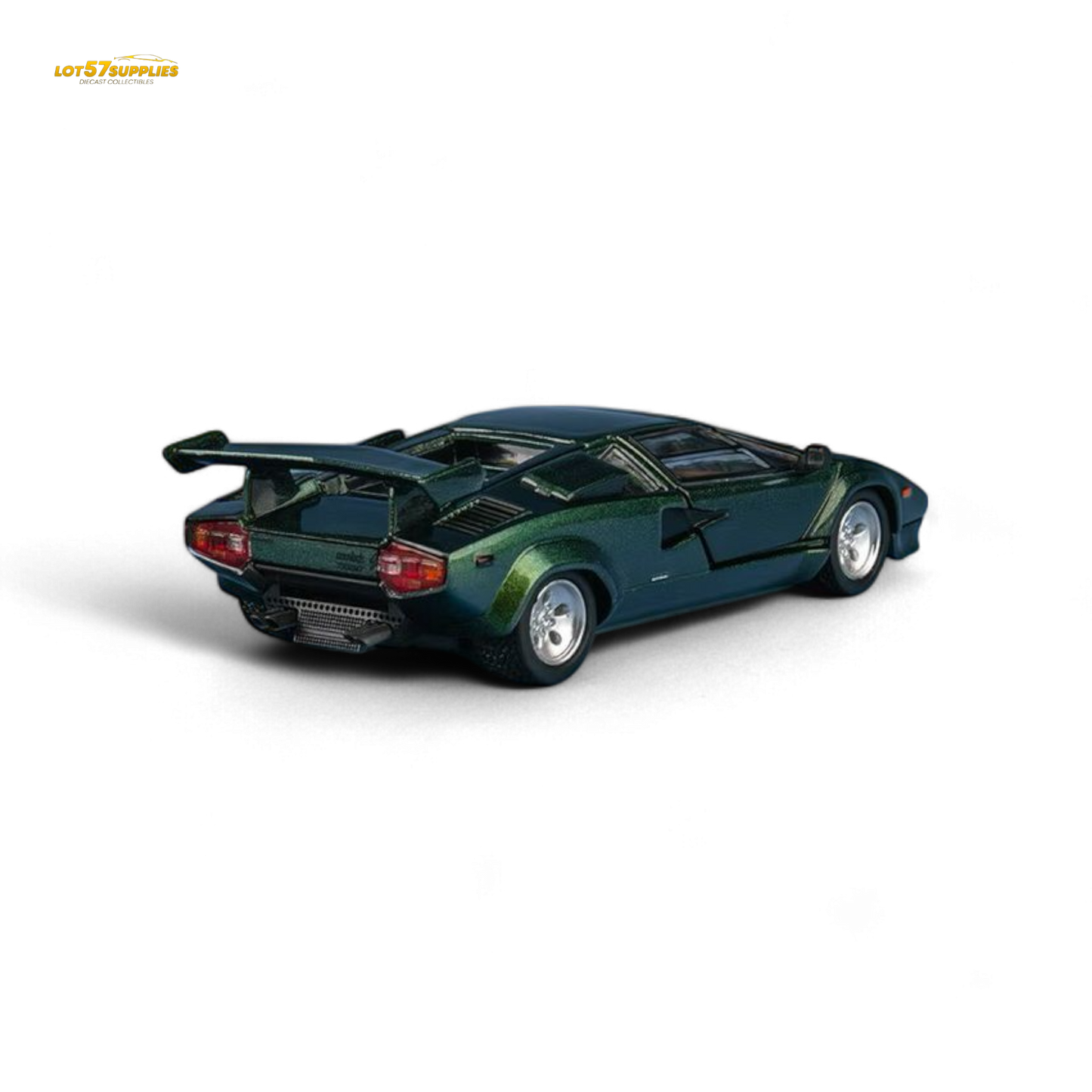 Findclassically Countach LP5000S Canepa Green 1:64 - Evergreen Kings
