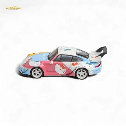 Flame RWB 993 Hello Kitty Livery 1:64 - Evergreen Kings