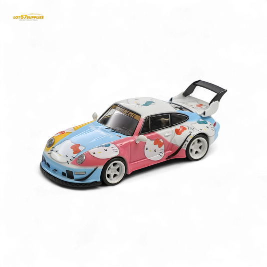 Flame RWB 993 Hello Kitty Livery 1:64 - Evergreen Kings