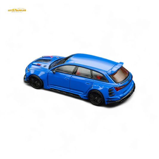(Pre-Order) DCM Modified Audi RS6 Wagon Blue 1:64 - Evergreen Kings