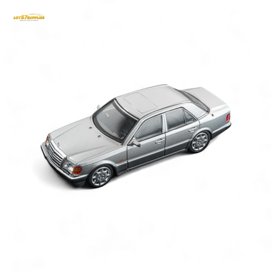 (Pre-Order) DCM Benz 500E Titanium Gray Silver 1:64 - Evergreen Kings
