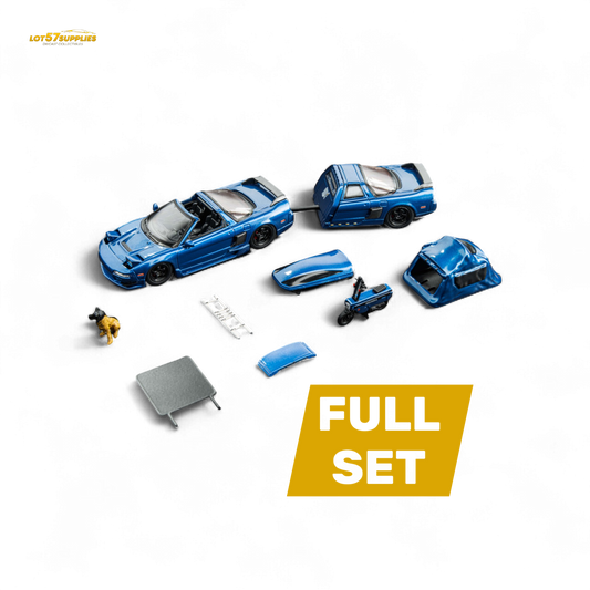 Findclassically NSX TRA Transparent Blue Full Set 1:64 - Evergreen Kings