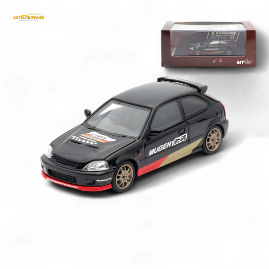 Motorhelix Honda Civic EK9 MUGEN Black 1:64 - Evergreen Kings