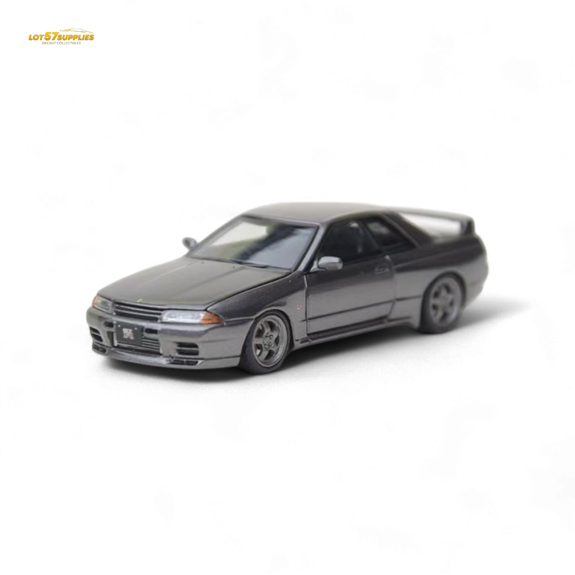 Focal Horizon Nissan Skyline GT-R R32 Nismo S-Tune Gun Grey 1:64 - Evergreen Kings