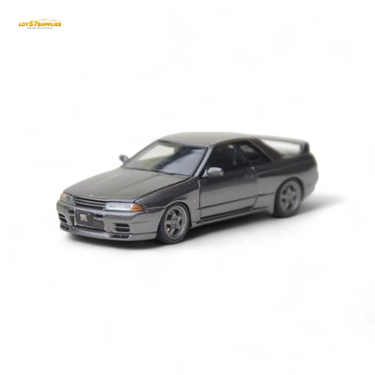 Focal Horizon Nissan Skyline GT-R R32 Nismo S-Tune Gun Grey 1:64 - Evergreen Kings