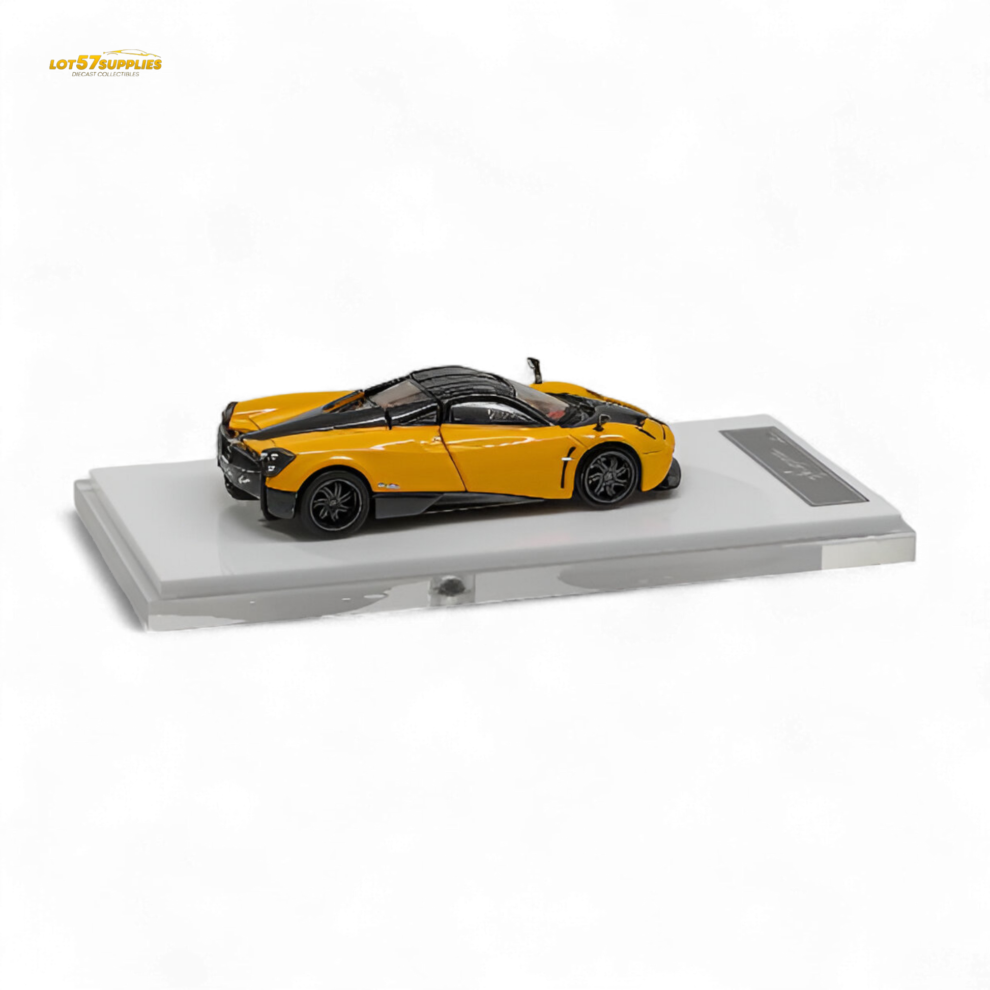 HKM Premium Huayra Coupe 2014 Orange Yellow 1:64 - Evergreen Kings