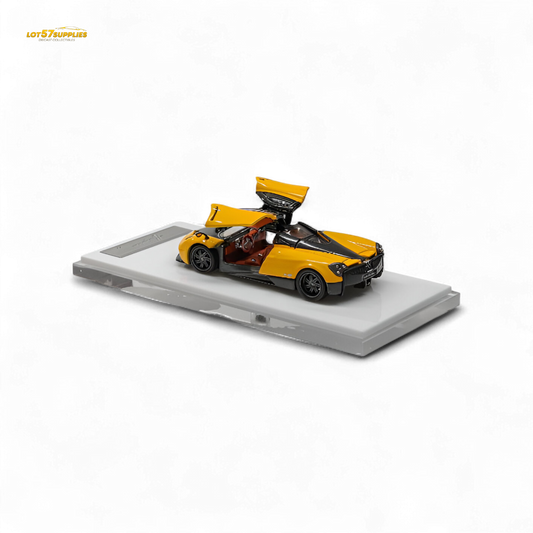 HKM Premium Huayra Coupe 2014 Orange Yellow 1:64 - Evergreen Kings
