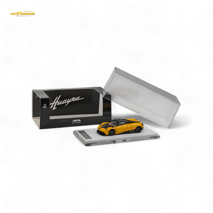 HKM Premium Huayra Coupe 2014 Orange Yellow 1:64 - Evergreen Kings