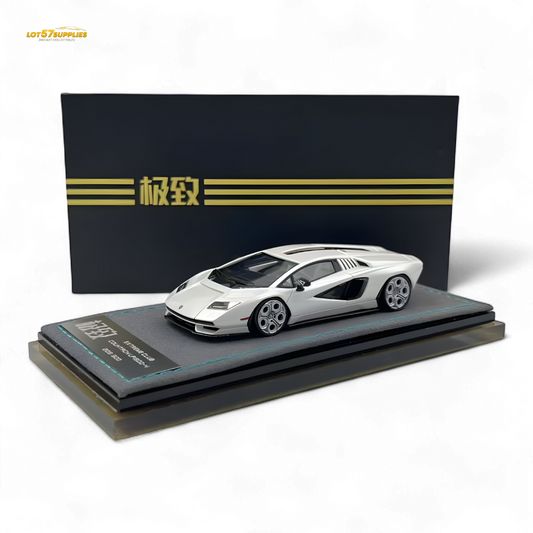 Extreme Club Lamborghini Countach LPI800-4 White 1:64 - Evergreen Kings