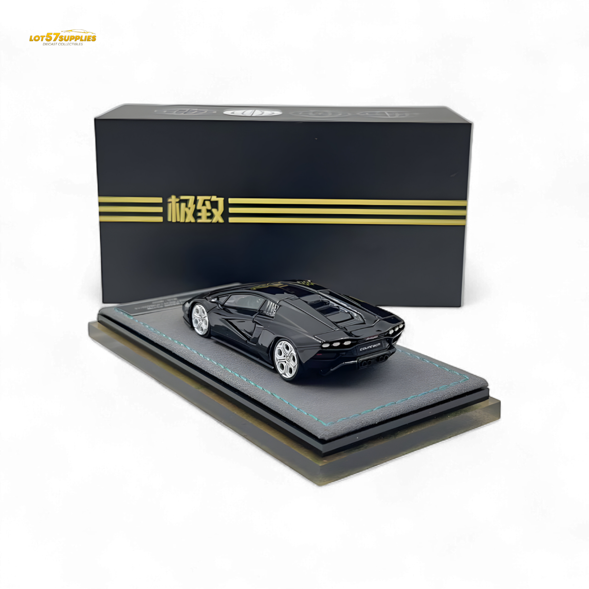 Extreme Club Lamborghini Countach LPI800-4 Nero Helene 1:64 - Evergreen Kings