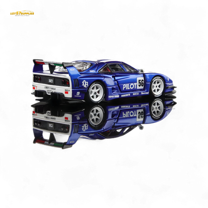 Demon King Auto Ferrari F40 LB-Works Wide-Body PILOT Livery 1:64 - Evergreen Kings