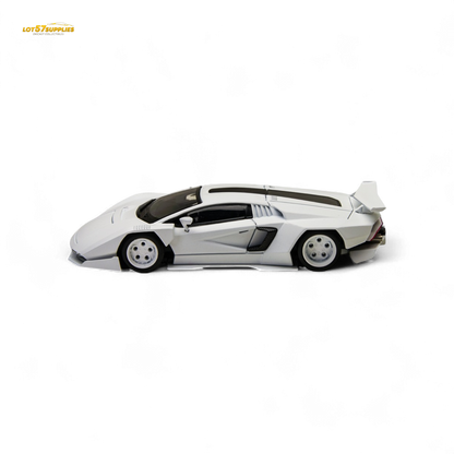 TimeMicro Countach V Ver. Mechanic White 1:64 - Evergreen Kings