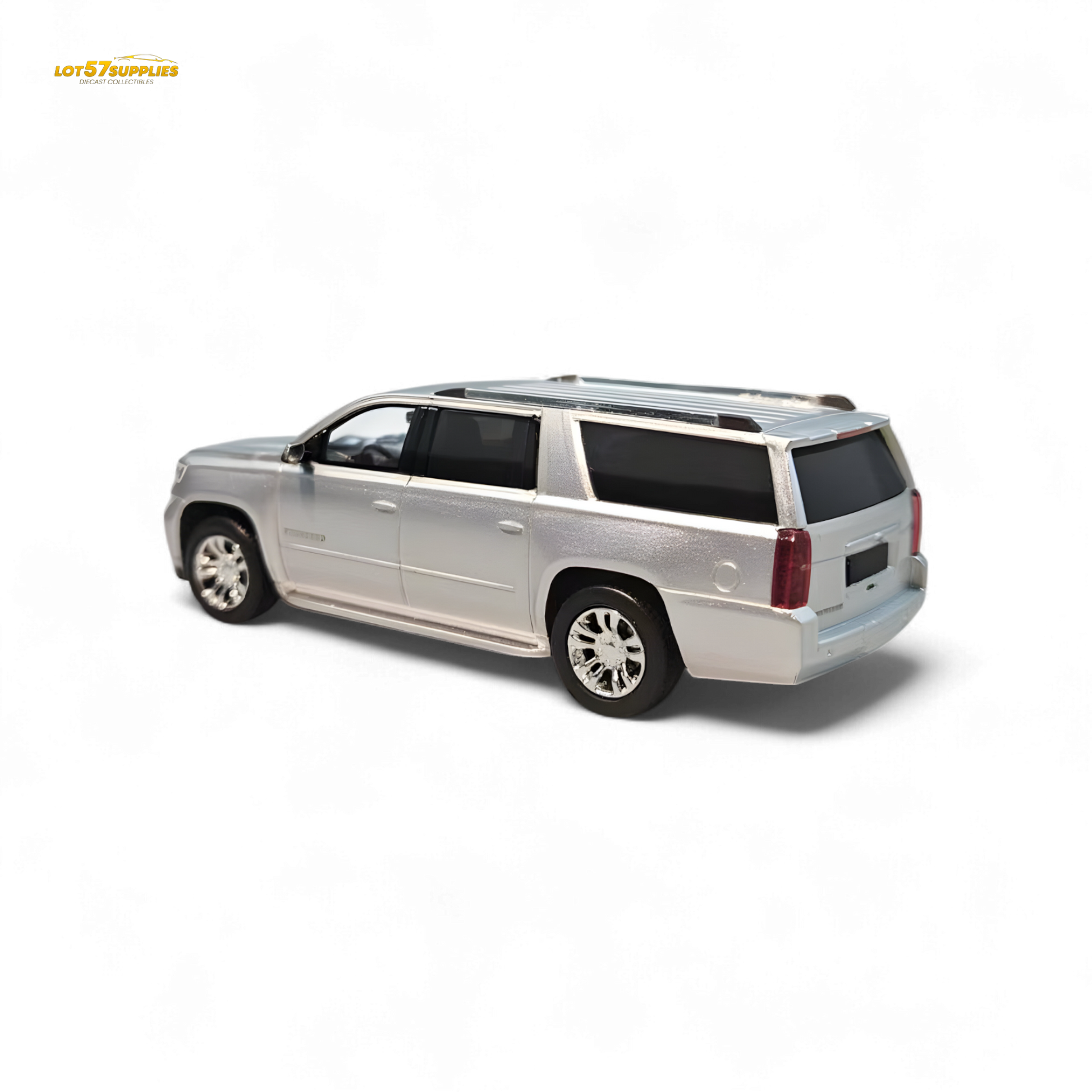 GOC Chevrolet Suburban 2015 Silver 1:64 - Evergreen Kings