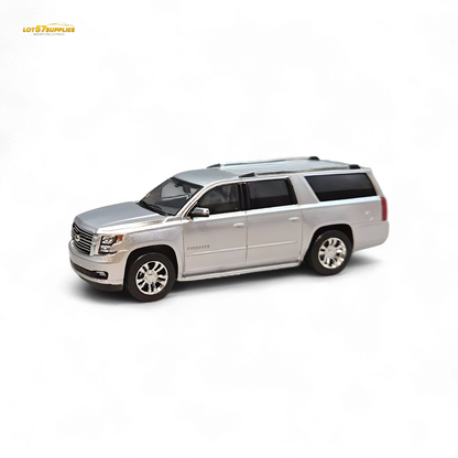 GOC Chevrolet Suburban 2015 Silver 1:64 - Evergreen Kings