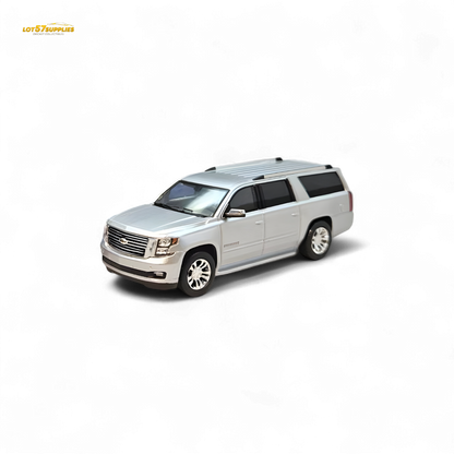GOC Chevrolet Suburban 2015 Silver 1:64 - Evergreen Kings