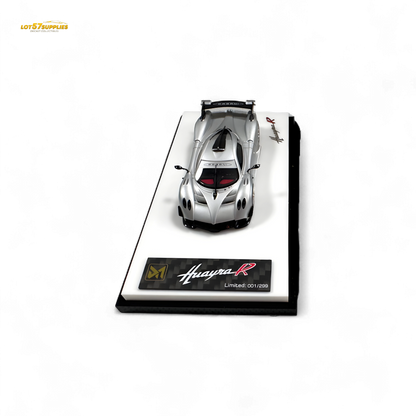 DMY Pagani Huayra R Matte Silver 1:64 - Evergreen Kings