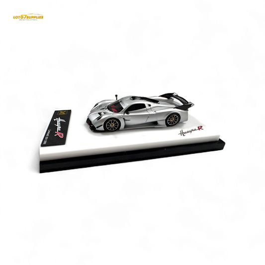 DMY Pagani Huayra R Matte Silver 1:64 - Evergreen Kings