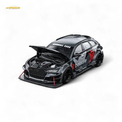 Diecast model of Audi RS6 C7 DTM Betsafe Gumball 3000 in 1:64 scale from Lot57Supplies Diecast Shop, detailed miniature car image