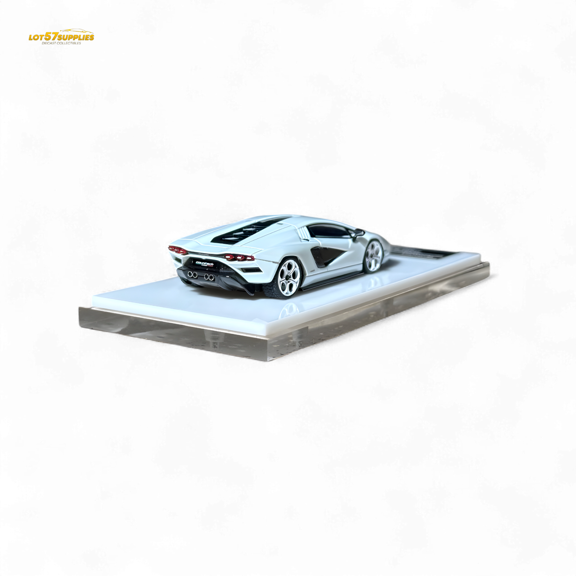 Fuelme Model Lamborghini Countach LPI 800-4 Bianco Siderale 1:64 - Evergreen Kings