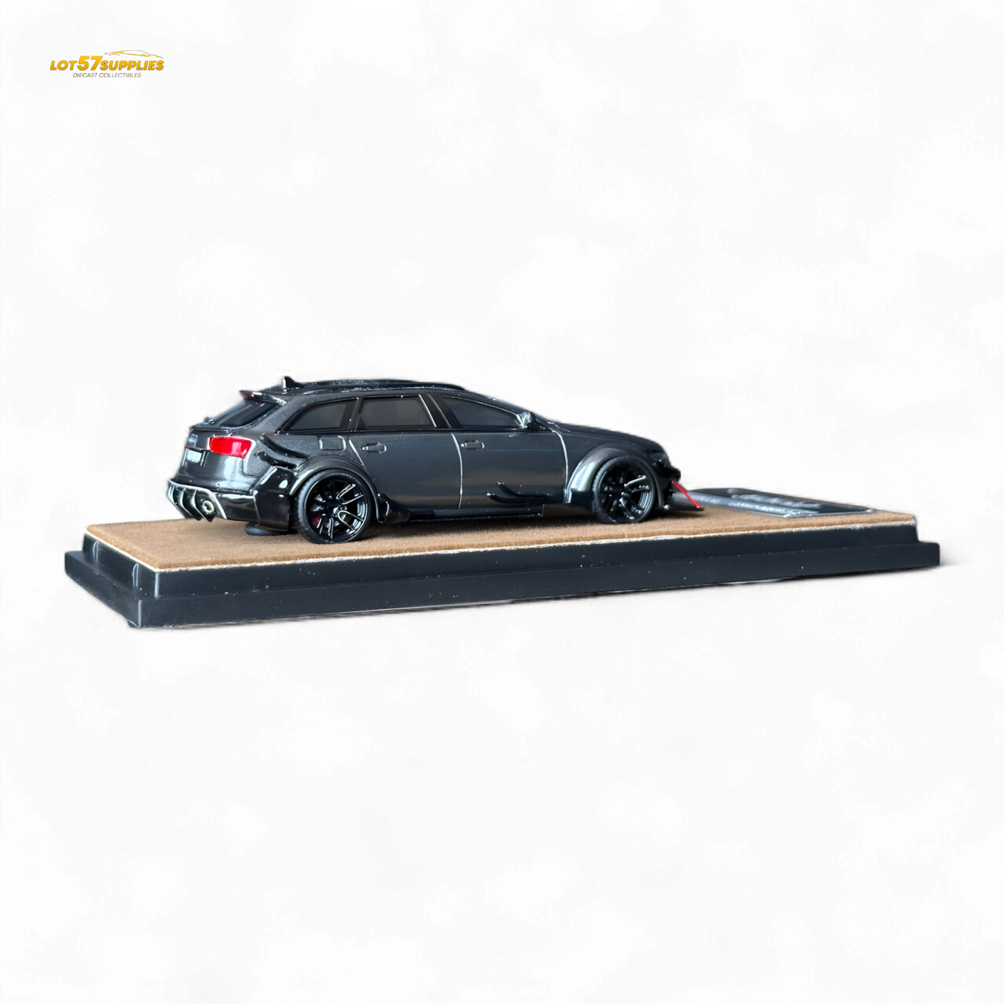 Qidian Model Audi RS6 Avant (C7) Gungrey 1:64 - Evergreen Kings