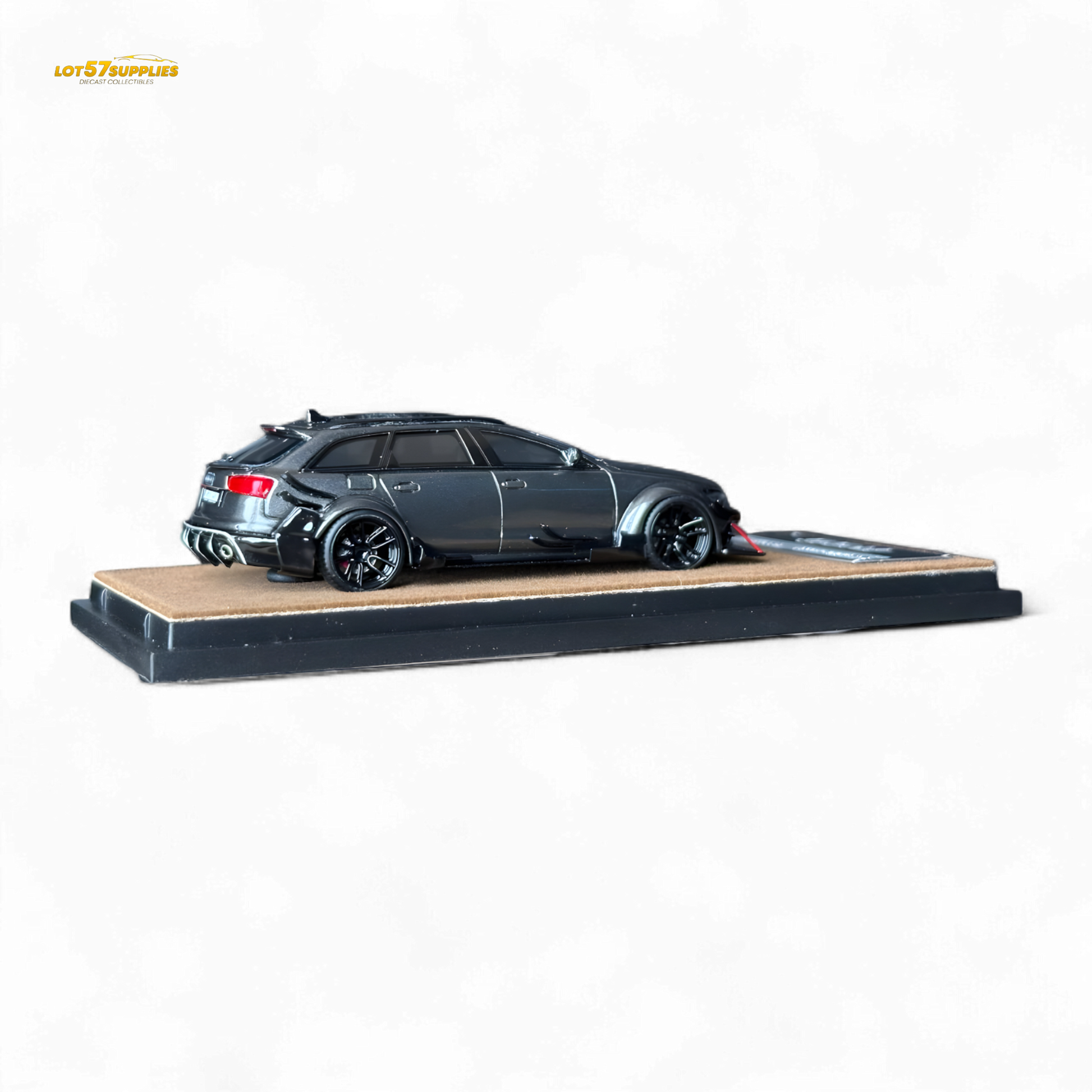 Qidian Model Audi RS6 Avant (C7) Gungrey 1:64 - Evergreen Kings