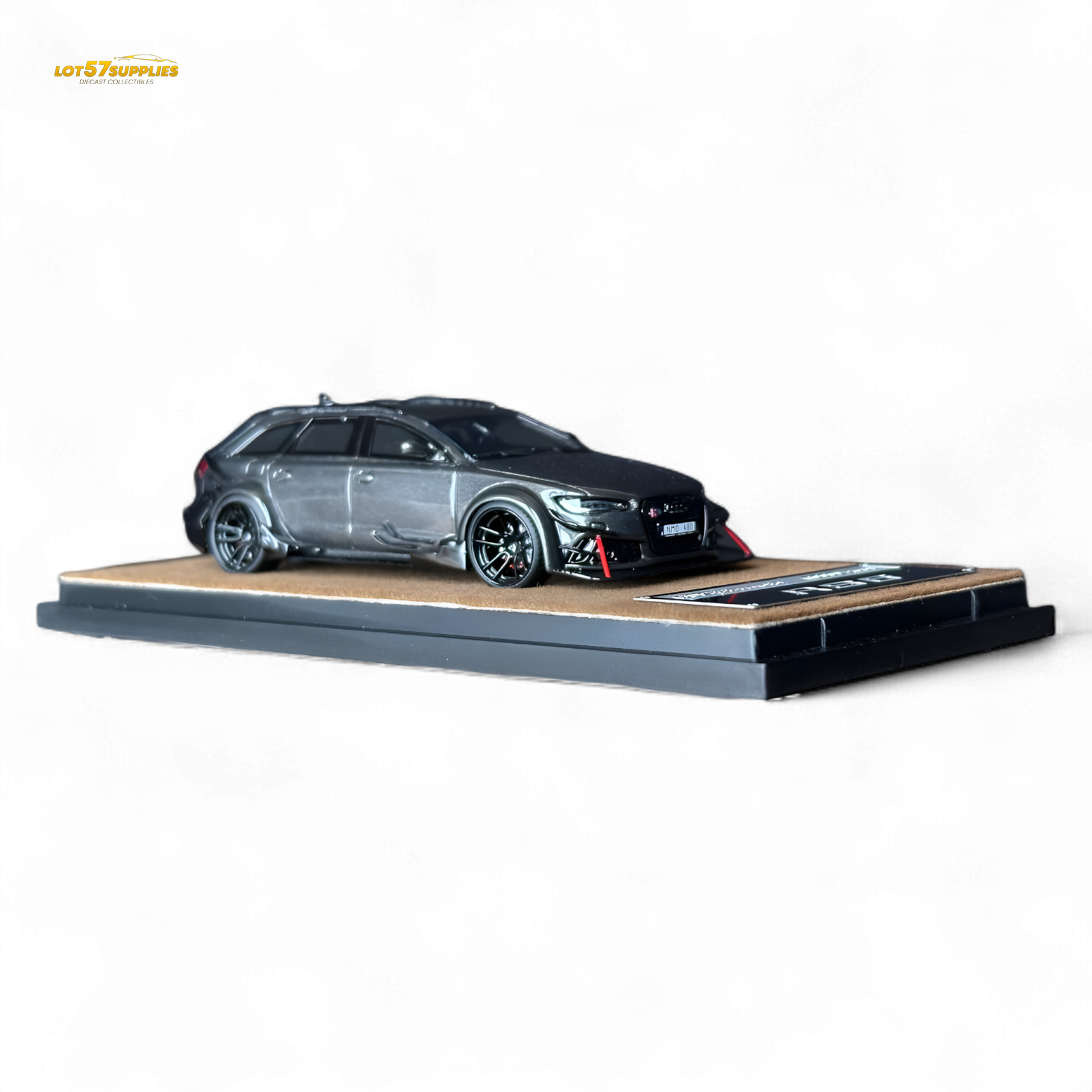 Qidian Model Audi RS6 Avant (C7) Gungrey 1:64 - Evergreen Kings