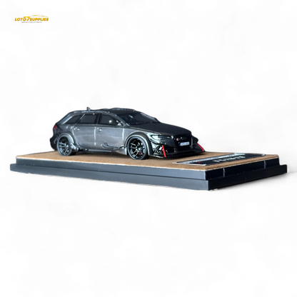 Qidian Model Audi RS6 Avant (C7) Gungrey 1:64 - Evergreen Kings